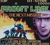 Image de l'ecran titre du jeu Front Line - The Next Mission sur Nintendo Game Boy Color