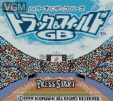 Image de l'ecran titre du jeu Hyper Olympic Track & Field GB sur Nintendo Game Boy Color