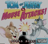 Image de l'ecran titre du jeu Tom and Jerry in Mouse Attacks sur Nintendo Game Boy Color