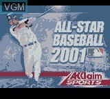 Image de l'ecran titre du jeu All-Star Baseball 2001 sur Nintendo Game Boy Color