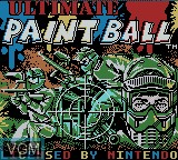 Image de l'ecran titre du jeu Ultimate Paintball sur Nintendo Game Boy Color