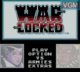 Image de l'ecran titre du jeu Warlocked sur Nintendo Game Boy Color