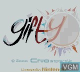 Image de l'ecran titre du jeu Gifty sur Nintendo Game Boy Color