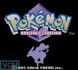 Image de l'ecran titre du jeu Pokemon - Kristall-Edition sur Nintendo Game Boy Color
