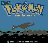 Image de l'ecran titre du jeu Pokemon - Edicion Plata sur Nintendo Game Boy Color