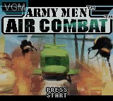Image de l'ecran titre du jeu Army Men - Air Combat sur Nintendo Game Boy Color