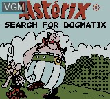 Image de l'ecran titre du jeu Asterix - Search for Dogmatix sur Nintendo Game Boy Color