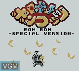 Image de l'ecran titre du jeu Robot Ponkottsu - Comic Bom Bom Special Version sur Nintendo Game Boy Color