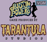 Image de l'ecran titre du jeu Austin Powers - Oh, Behave! sur Nintendo Game Boy Color