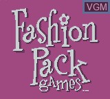 Image de l'ecran titre du jeu Barbie - Fashion Pack Games sur Nintendo Game Boy Color