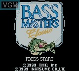 Image de l'ecran titre du jeu Bass Masters Classic sur Nintendo Game Boy Color