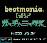 Image de l'ecran titre du jeu BeatMania GB2 GotchaMix sur Nintendo Game Boy Color