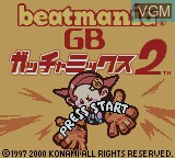 Image de l'ecran titre du jeu BeatMania GB Gotcha Mix 2 sur Nintendo Game Boy Color