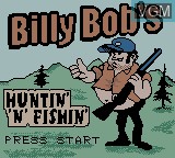 Image de l'ecran titre du jeu Billy Bob's Huntin'-n-Fishin' sur Nintendo Game Boy Color