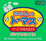 Image de l'ecran titre du jeu Kikansha Thomas sur Nintendo Game Boy Color