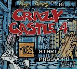 Image de l'ecran titre du jeu Bugs Bunny in Crazy Castle 4 sur Nintendo Game Boy Color
