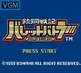 Image de l'ecran titre du jeu Juukou Senki Bullet Battlers sur Nintendo Game Boy Color