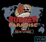 Image de l'ecran titre du jeu Burger Paradise International sur Nintendo Game Boy Color