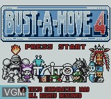 Image de l'ecran titre du jeu Bust-A-Move 4 sur Nintendo Game Boy Color