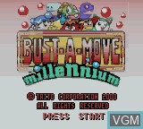 Image de l'ecran titre du jeu Bust-A-Move Millennium sur Nintendo Game Boy Color
