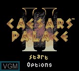 Image de l'ecran titre du jeu Caesars Palace II sur Nintendo Game Boy Color