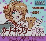 Image de l'ecran titre du jeu Cardcaptor Sakura - Itsumo Sakura-chan to Issho sur Nintendo Game Boy Color