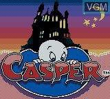 Image de l'ecran titre du jeu Casper sur Nintendo Game Boy Color