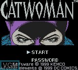 Image de l'ecran titre du jeu Catwoman sur Nintendo Game Boy Color