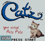 Image de l'ecran titre du jeu Catz sur Nintendo Game Boy Color