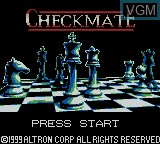 Image de l'ecran titre du jeu Checkmate sur Nintendo Game Boy Color