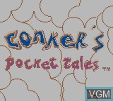Image de l'ecran titre du jeu Conker's Pocket Tales sur Nintendo Game Boy Color