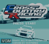 Image de l'ecran titre du jeu Cross Country Racing sur Nintendo Game Boy Color