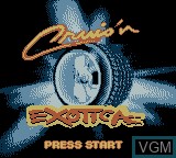 Image de l'ecran titre du jeu Cruis'n Exotica sur Nintendo Game Boy Color