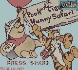Image de l'ecran titre du jeu Pooh and Tigger's Hunny Safari sur Nintendo Game Boy Color