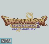Image de l'ecran titre du jeu Dragon Warrior Monsters 2 - Cobi's Journey sur Nintendo Game Boy Color