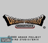 Image de l'ecran titre du jeu Dragon Warrior Monsters sur Nintendo Game Boy Color
