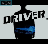 Image de l'ecran titre du jeu Driver - You are the Wheelman sur Nintendo Game Boy Color