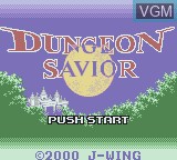 Image de l'ecran titre du jeu Dungeon Savior sur Nintendo Game Boy Color