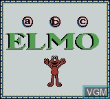 Image de l'ecran titre du jeu Elmo's ABCs sur Nintendo Game Boy Color