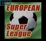 Image de l'ecran titre du jeu European Super League sur Nintendo Game Boy Color