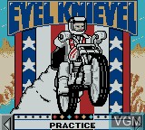 Image de l'ecran titre du jeu Evel Knievel sur Nintendo Game Boy Color