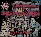 Image de l'ecran titre du jeu Extreme Ghostbusters sur Nintendo Game Boy Color