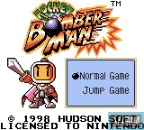 Image de l'ecran titre du jeu Pocket Bomberman sur Nintendo Game Boy Color