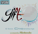 Image de l'ecran titre du jeu Gift sur Nintendo Game Boy Color
