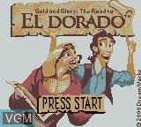 Image de l'ecran titre du jeu Gold and Glory - The Road to El Dorado sur Nintendo Game Boy Color