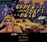 Image de l'ecran titre du jeu Grand Theft Auto sur Nintendo Game Boy Color