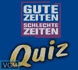 Image de l'ecran titre du jeu Gute Zeiten Schlechte Zeiten Quiz sur Nintendo Game Boy Color