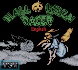 Image de l'ecran titre du jeu Halloween Racer sur Nintendo Game Boy Color