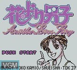 Image de l'ecran titre du jeu Hana Yori Dango - Another Love Story sur Nintendo Game Boy Color