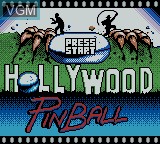 Image de l'ecran titre du jeu Hollywood Pinball sur Nintendo Game Boy Color